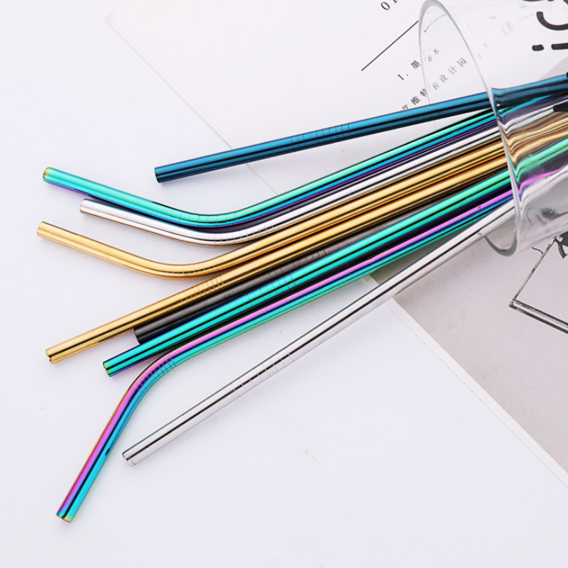Φ12*240mm Food Grade Stainless Steel Straw Curved Straw,Stainless Steel
