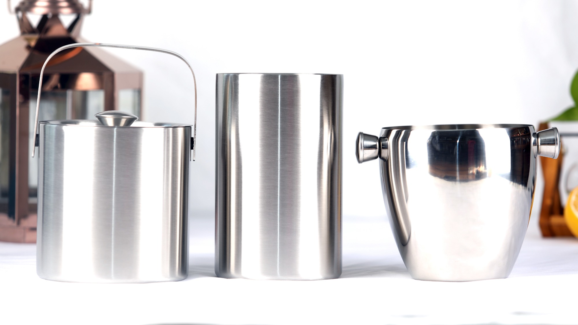 1500ml Stainless Steel Ice Bucket 1.5L Ice Bucket