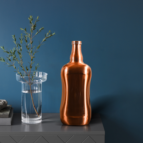 Giant Hip Flask - Fiaschetta Gigante In Acciaio Inox | Capacità Oltre 3 Pinte | Altezza 30 Cm | Finitura Spazzolata