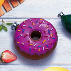 donut hip flask