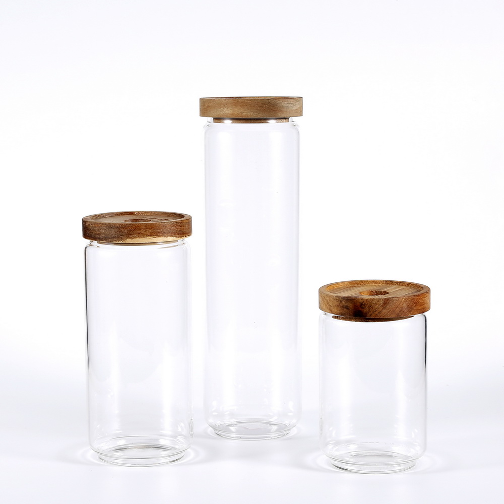 Borosilicate Glass Food Jar Glass Food Storage Container Sealed Fresh